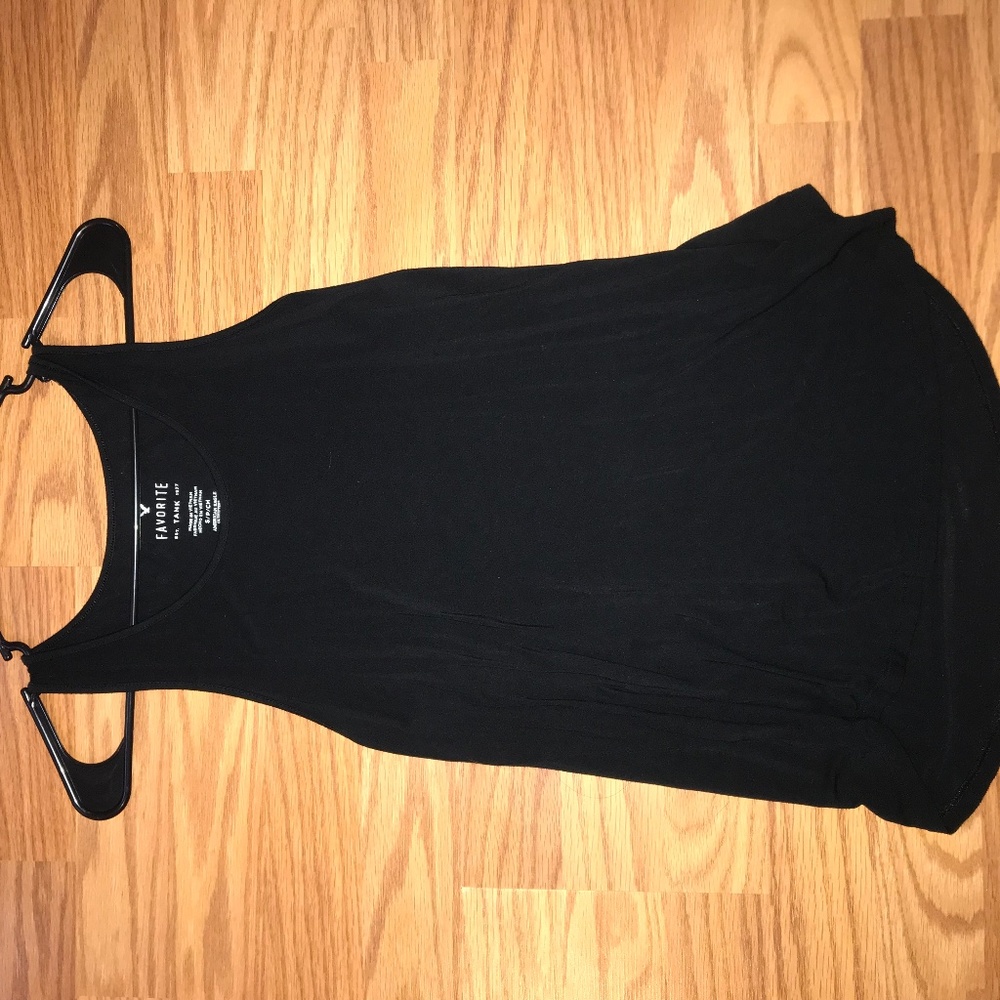 Black tank top